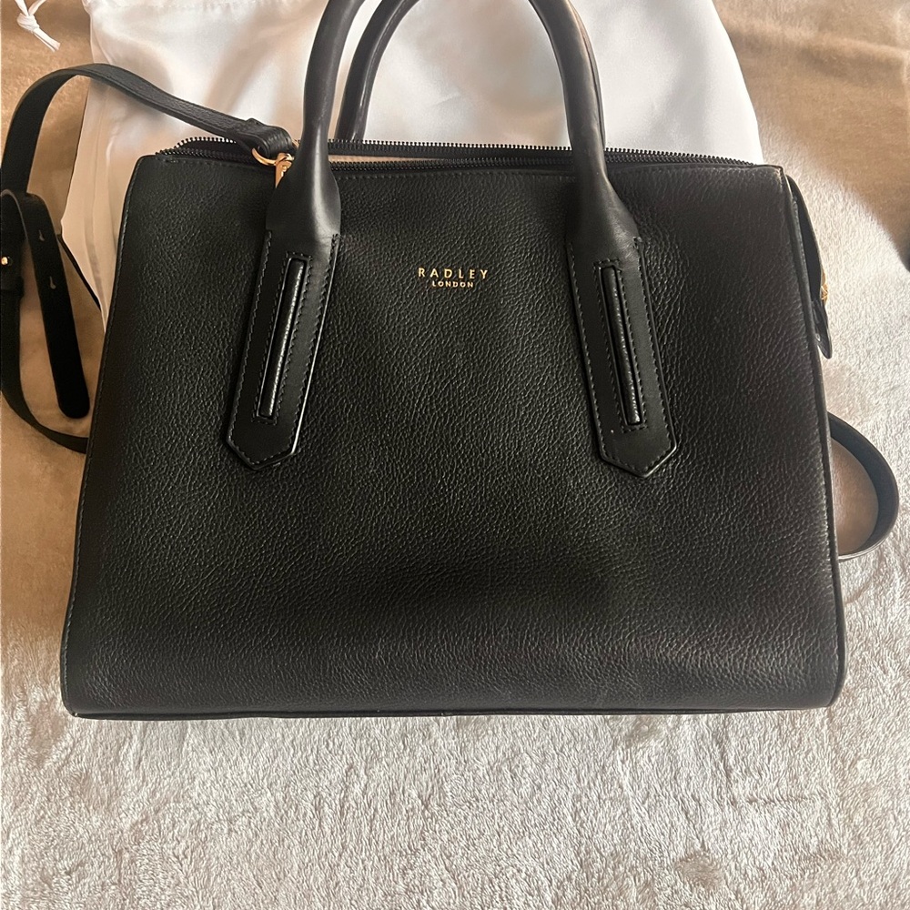 Radley London Black Leather Handbag